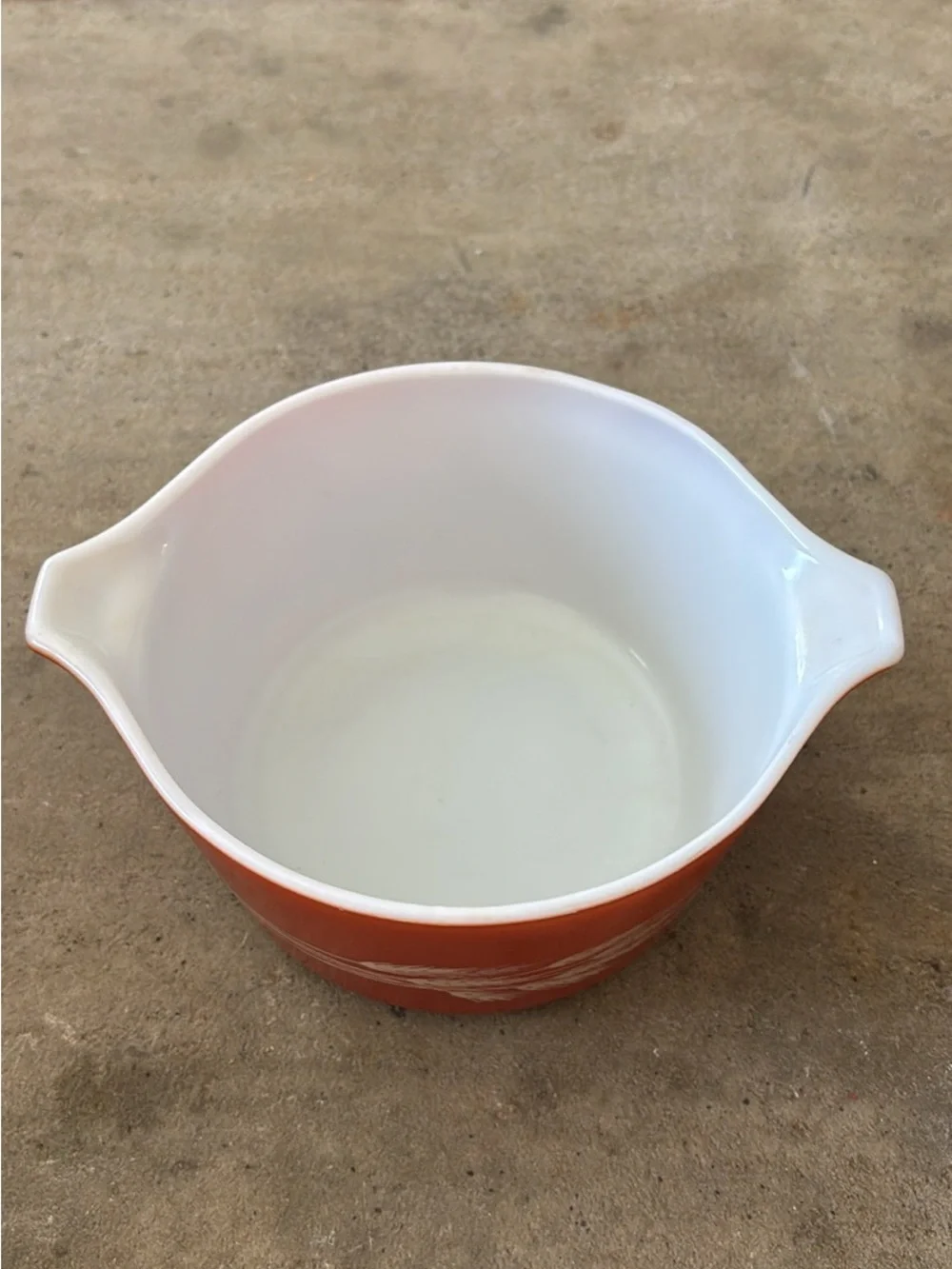 Vintage Pyrex Autumn Harvest Wheat Round Casserole Dish 1 L